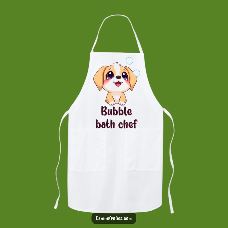 Funny Dog Bubbles Apron - Cook with Delight and Hilarious Whimsy!
