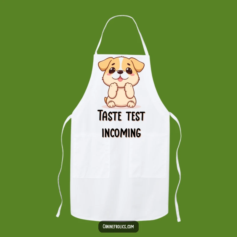 Funny Dog Treat Apron: Paws Up Kitchen Fun Gift