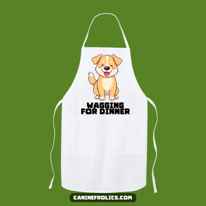 Funny Dog Wiggle Apron: Chef Dog Tail Wag, Practical & Funny Gift for Kitchen Fun