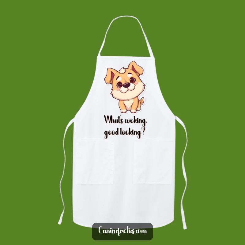 Funny Goofy Dog Apron: Kitchen Canine Curiosity, Practical Funny Gift Wear