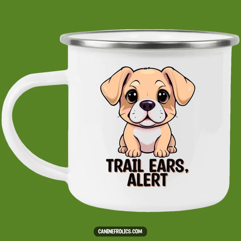 Funny Floppy Ears Dog Camping Mug A Gift For Outdoor Thinkers