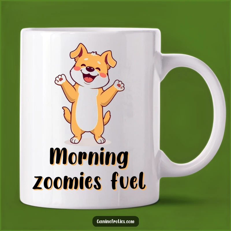 Funny Dog Happy Dance Mug: Celebrate Joyfully, Perfect Hilarious Gift for Pet Lovers