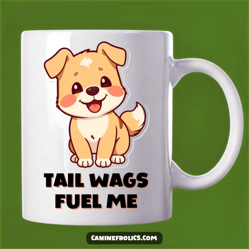 Funny Dog Tail Wag Mug: Pure Delightful Canine Happiness, Perfect Gift