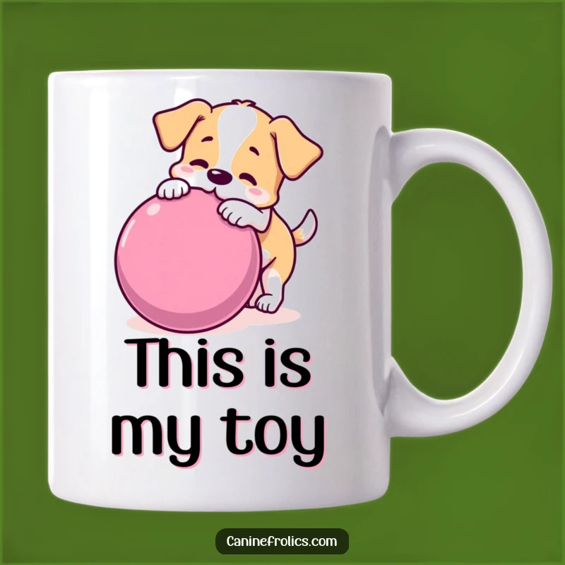 Funny Playful Dog Ball Mug - Joyful Gift for Energetic Pups!
