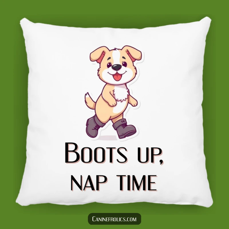 Funny Dog Boots Pillow - Cozy Comfort with a Confident, Hilarious Flair!