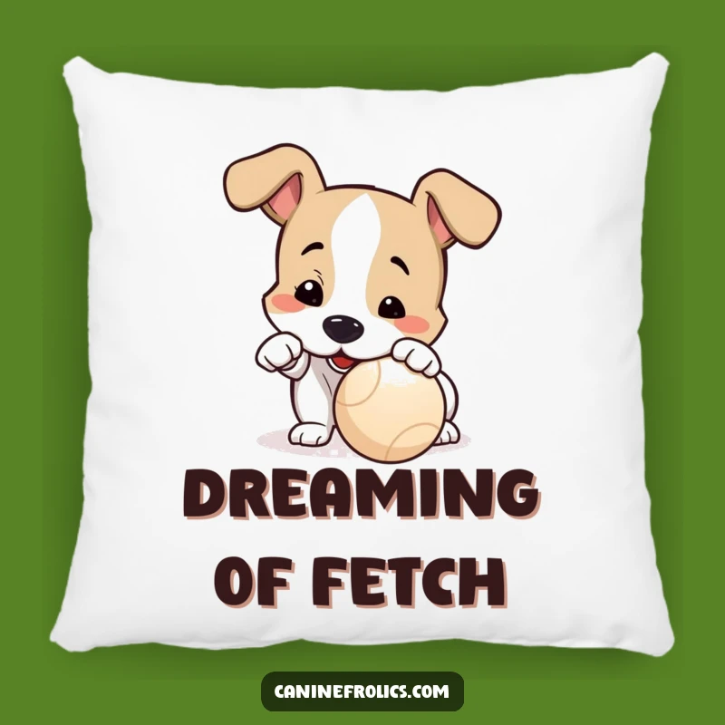 Funny Dog Playful Nudge Pillow: Comfy & Eager, Great Hilarious Gift