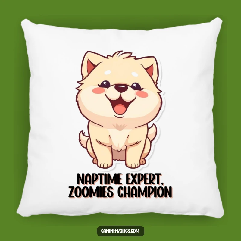 Soft Funny Dog Grin Pillow: Cuddle Up With This Happy Wagging Friend