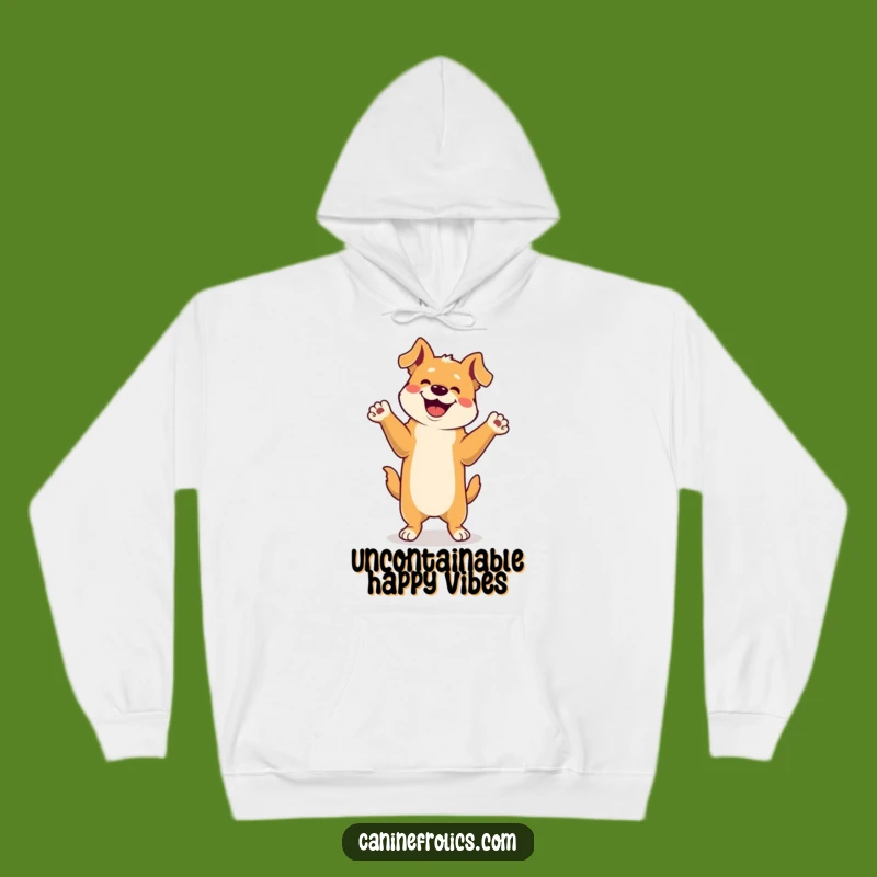 Funny Dog Happy Dance Hoodie: Cozy Up with This Canine Celebration Sweatshirt