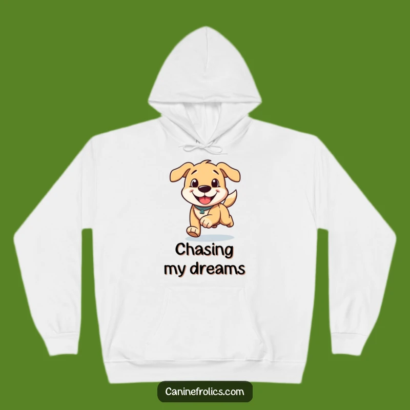 Funny Running Dog Hoodie - Cozy Comfort for the Active Dog Enthusiast