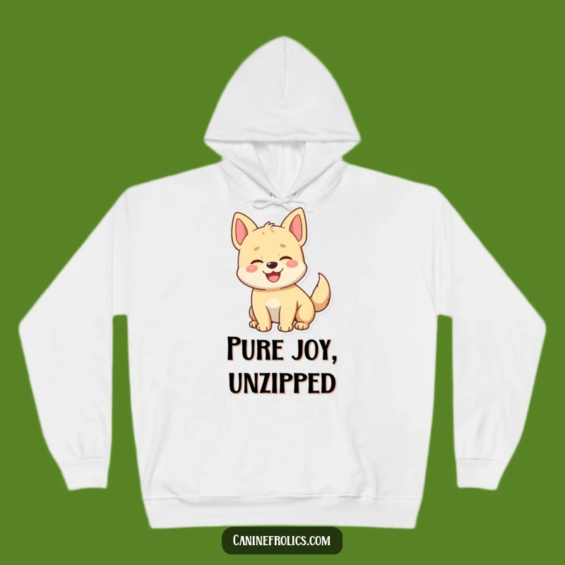 Funny Happy Dog Tail Wagging Hoodie - Cozy and Hilarious Canine Comfort Gift