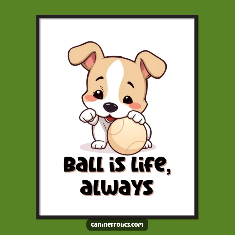 Free Printable Wall Art: Dog Nudging Playful, Hilarious Downloadable Decor!