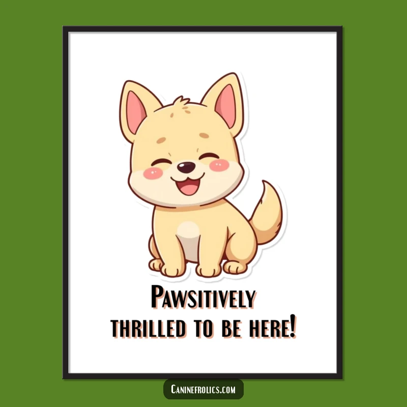 Free Printable Dog Wall Art: Wagging Tail Fun, Hilarious Downloadable Decor for Dog Lovers