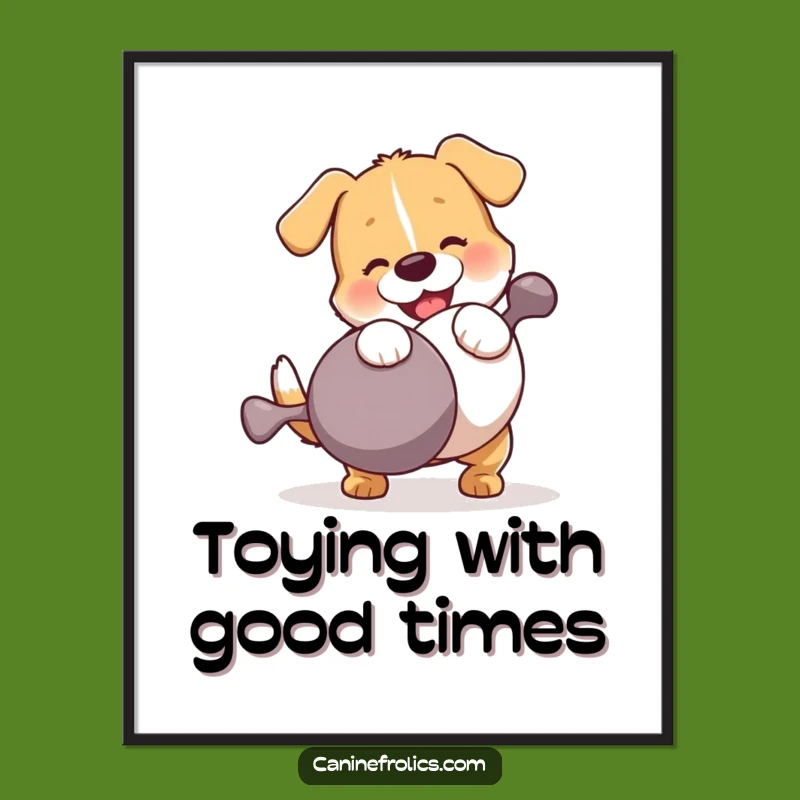 Funny Free Printable Dog Wall Art: Hilarious Wrestling Pup Downloadable Decor