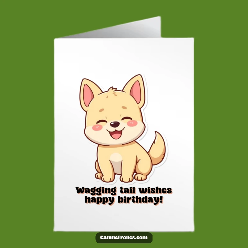 Free Printable Dog Birthday Card: Wagging Tail Fun for a Hilarious Dog Lover Gift