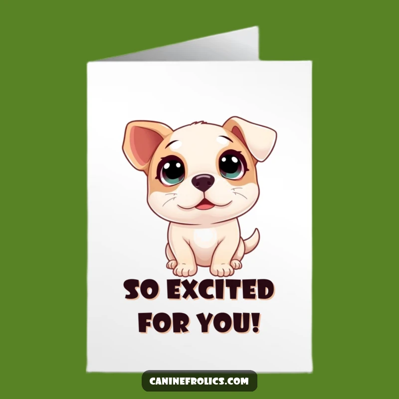 Free Printable Congrats Card: Adorable Dog, Humorous Downloadable Gift!