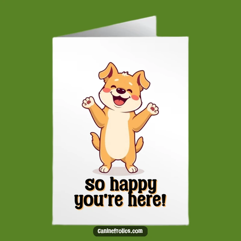 Free Printable Thank You Card: Funny Dog Dancing, A Downloadable Gift!