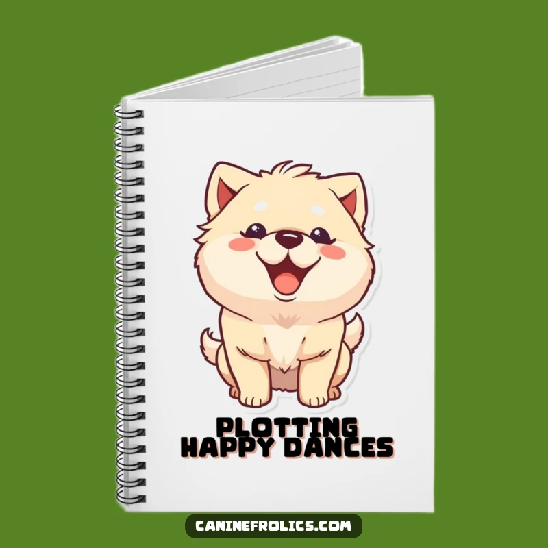 Funny Dog Grin Notebook: Jot Down Ideas With This Happy Wagging Friend