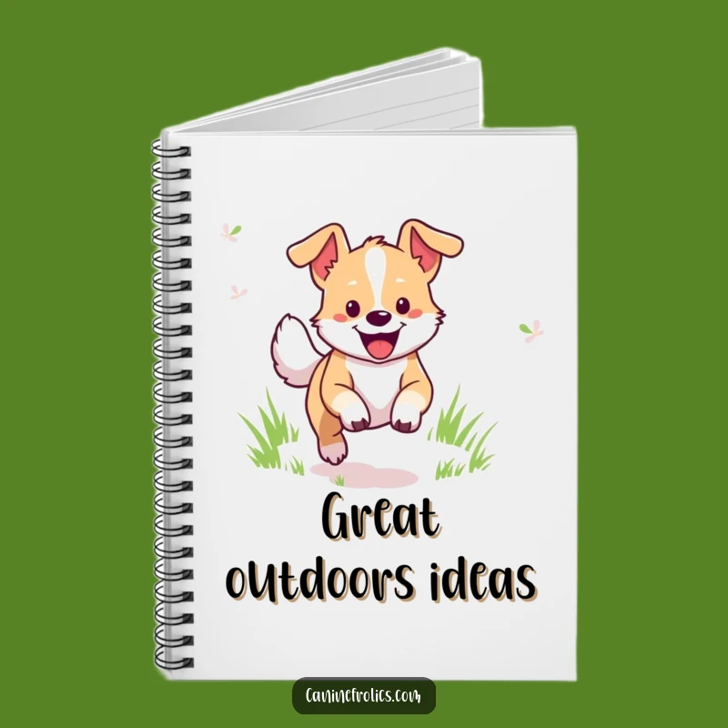 Funny Dog Notebook: Cheerful Field Bound Dog, Journal Gift