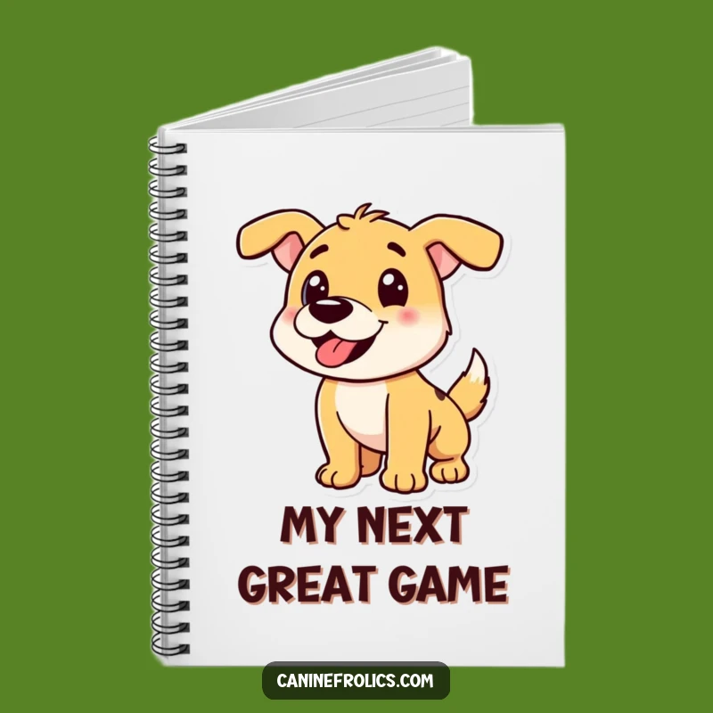 Funny Playful Dog Pounce Notebook: Capture Ideas With Action, Fun Funny Gift
