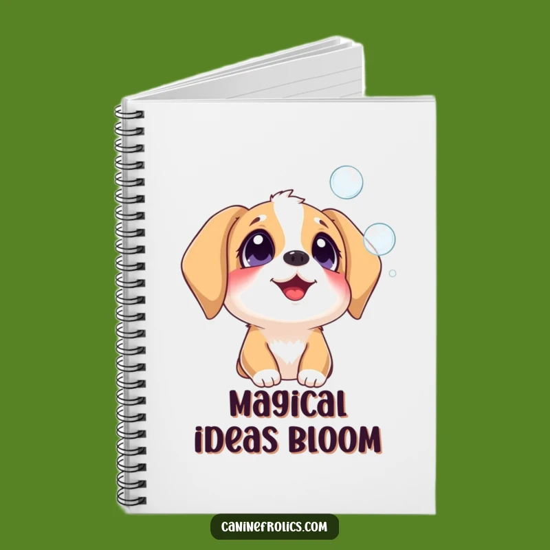 Funny Dog Bubbles Notebook - Jot Down Delightful Ideas with Hilarious Flair!