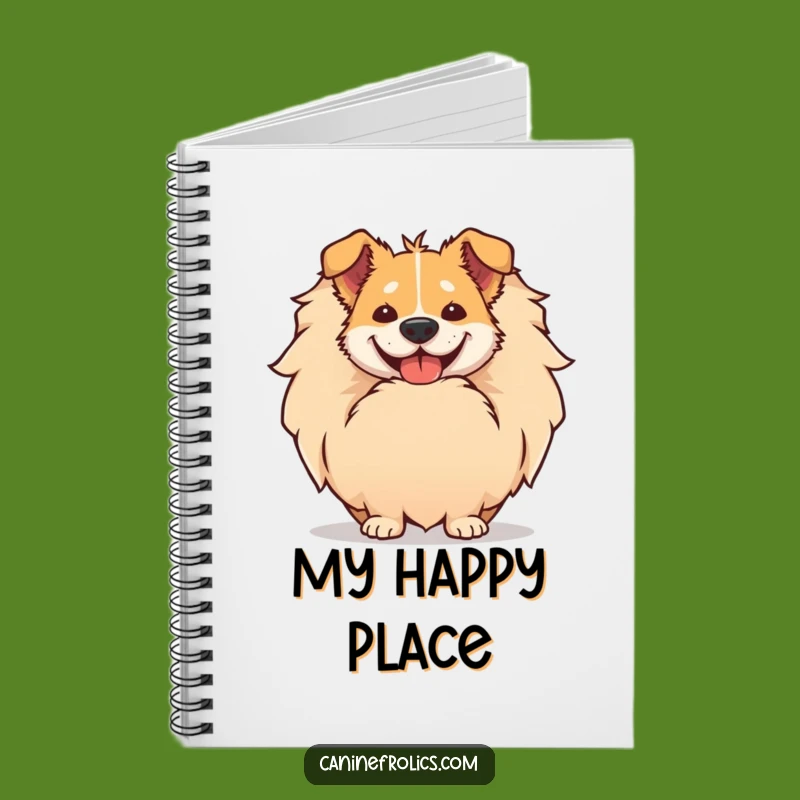 Funny Dog Tail Peek Notebook: Jot Down Happy Thoughts with Canine Delight