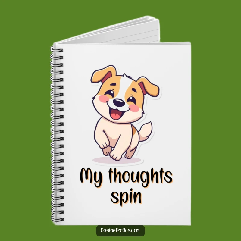 Funny Dog Notebook: Tail Chaser, Comical Circle, Jot Down Silly Ideas