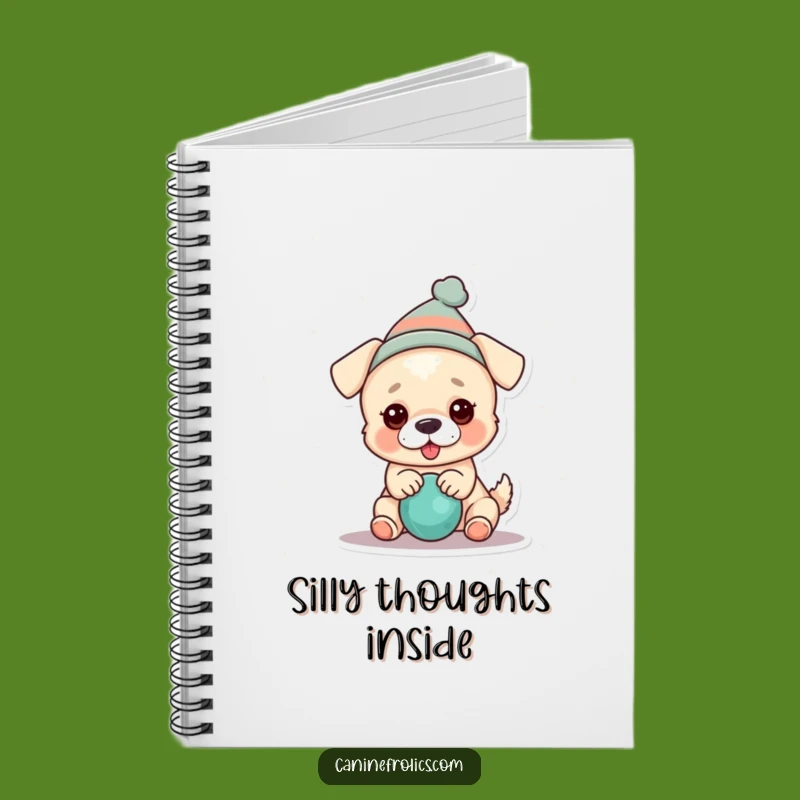 Funny Dog Hat Notebook: Squeaky Toy Ideas Gift