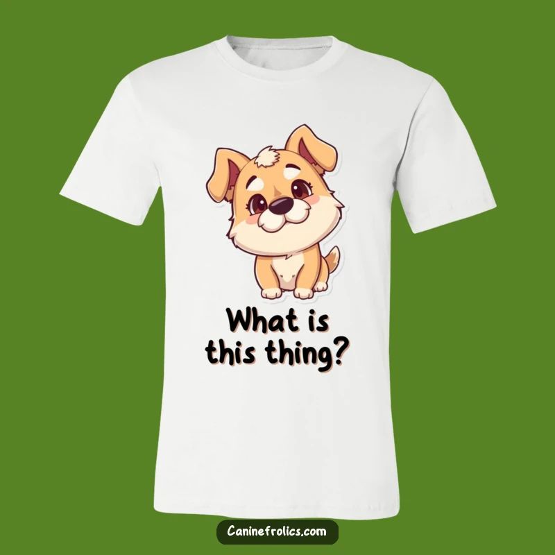 Funny Goofy Dog T-Shirt: Hilarious Canine Curiosity, Comfy Funny Gift Tee