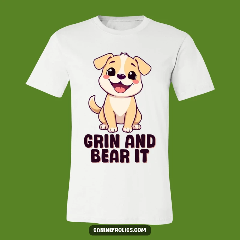 Funny Happy Grin Dog T-Shirt A Joyful Gift For Any Occasion