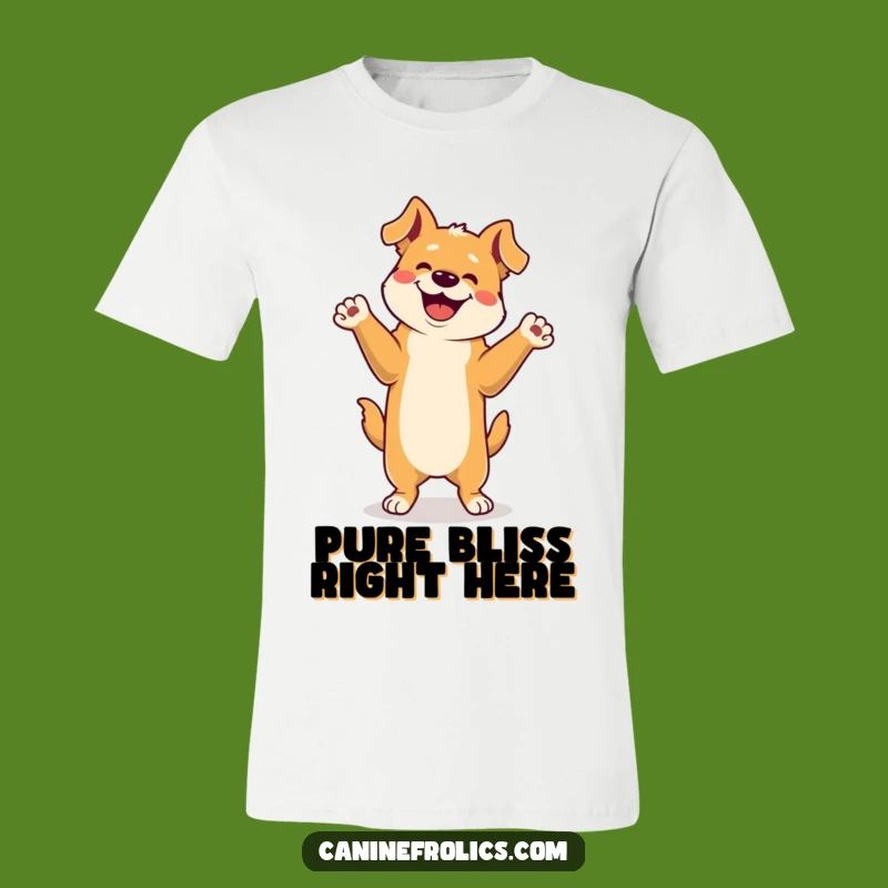 Funny Dog Happy Dance T-Shirt: Wear Your Excitement with This Canine Celebration Tee