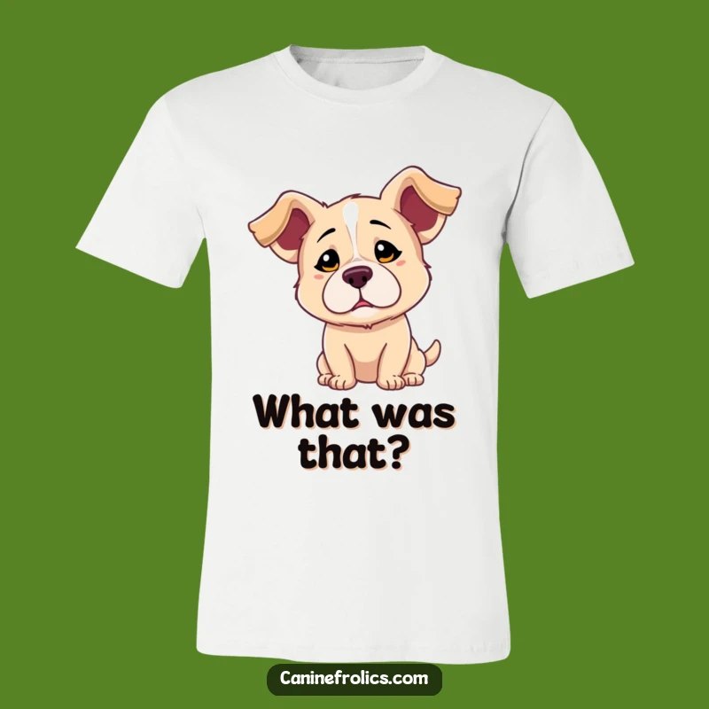 Funny Dog Confused T-Shirt: Floppy Ears Dog Graphic, Great Funny Gift for Quirky Pups
