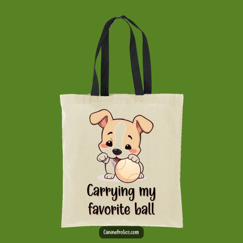 Funny Dog Playtime Tote Bag: Carry Your Readiness, Fun Bag